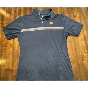 Vintage  Auburn University Tigers  College Polo Shirt Mens Medium